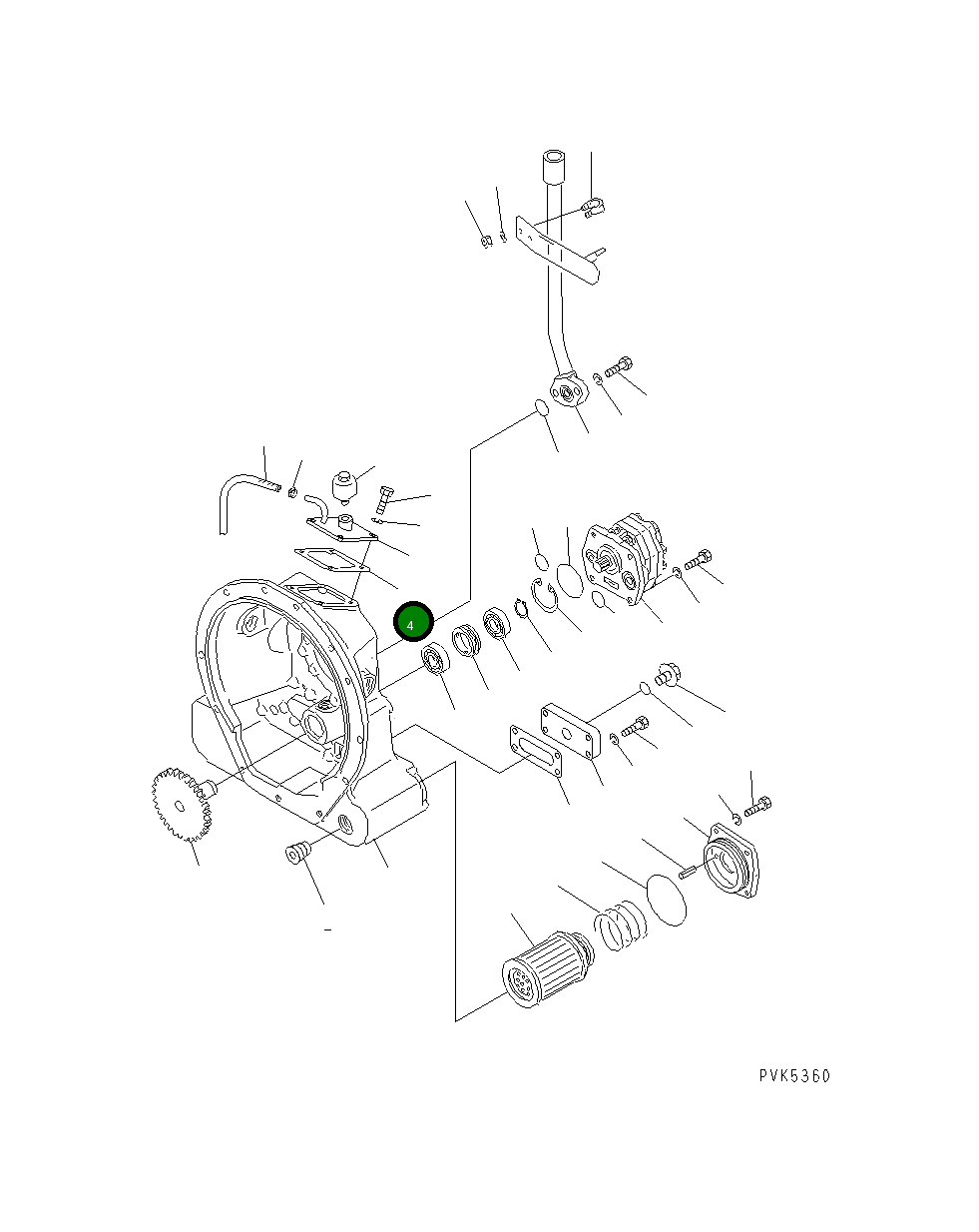 Прокладка 102-10-43141 Komatsu