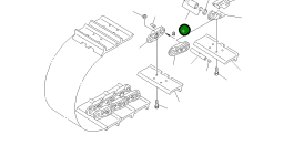 Проставка 101-32-14190 Komatsu