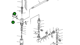 Палец YU633387 Komatsu
