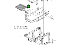 Регулировочная прокладка 8230-72-1270 Komatsu