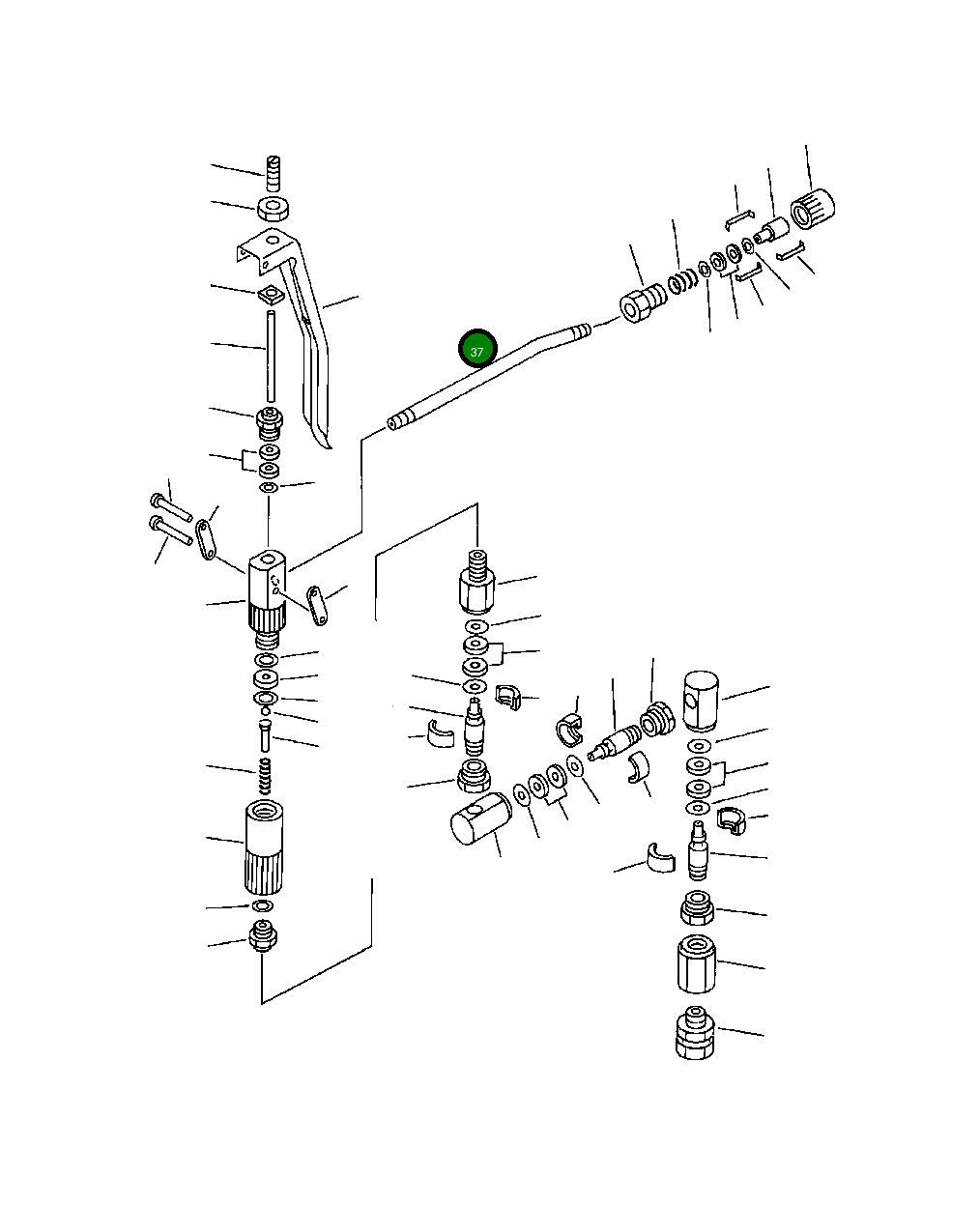 Распылитель YU702398 Komatsu