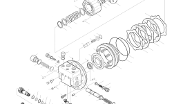 Поршень 247B3007-00 Komatsu