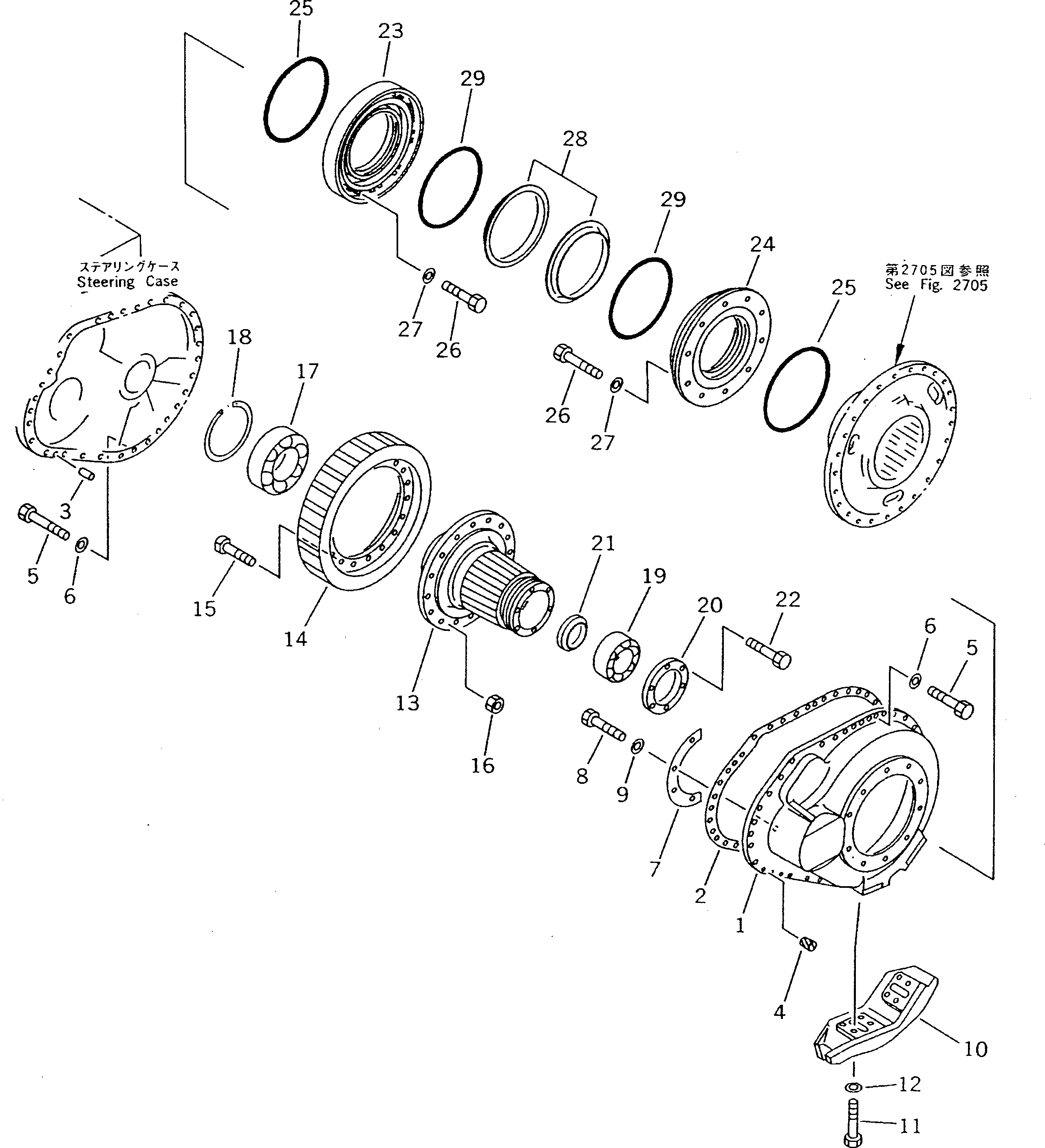 Прокладка 15A-27-11341 Komatsu