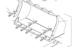 Полоз 421-75-H2D80 Komatsu