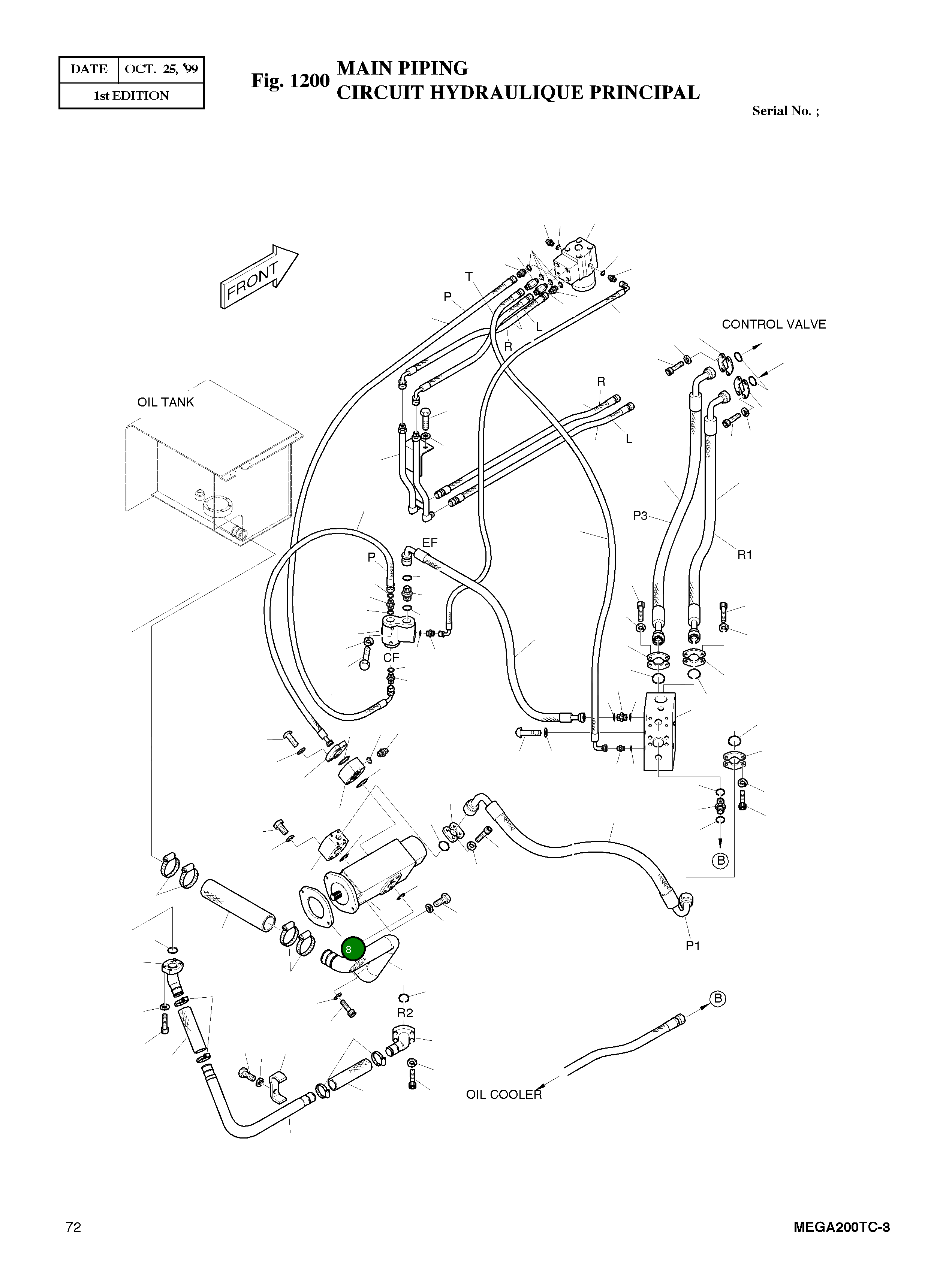 Прокладка 4180-4010 Komatsu