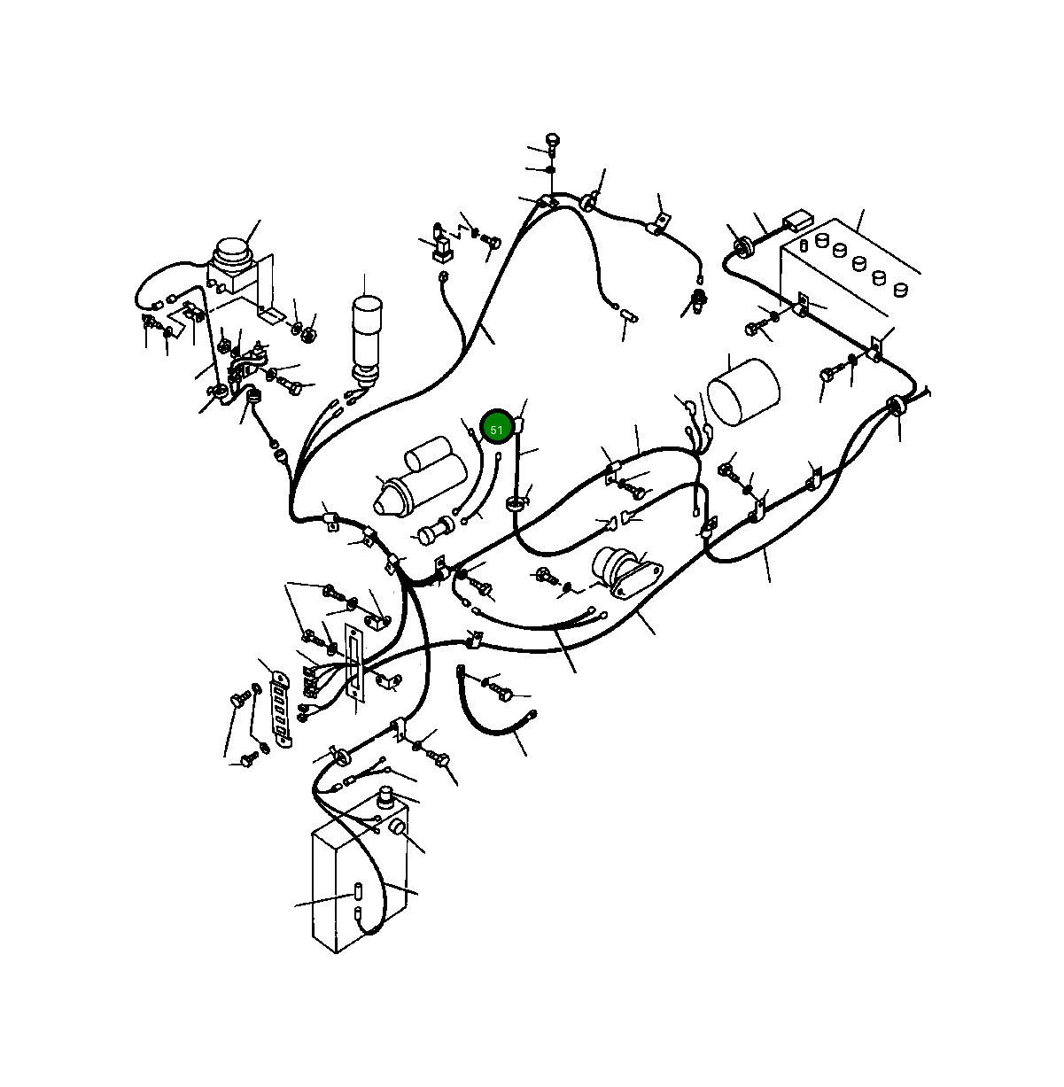 Провод 423-06-12270 Komatsu