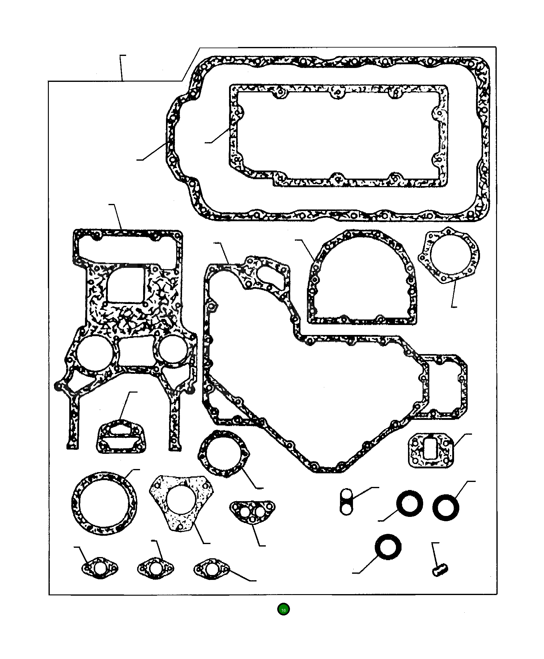 Прокладка P3683L005 Komatsu