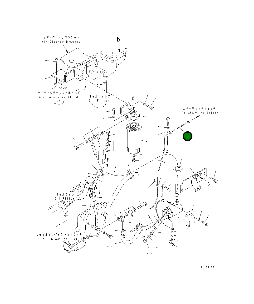 Провод 6150-81-4410 Komatsu