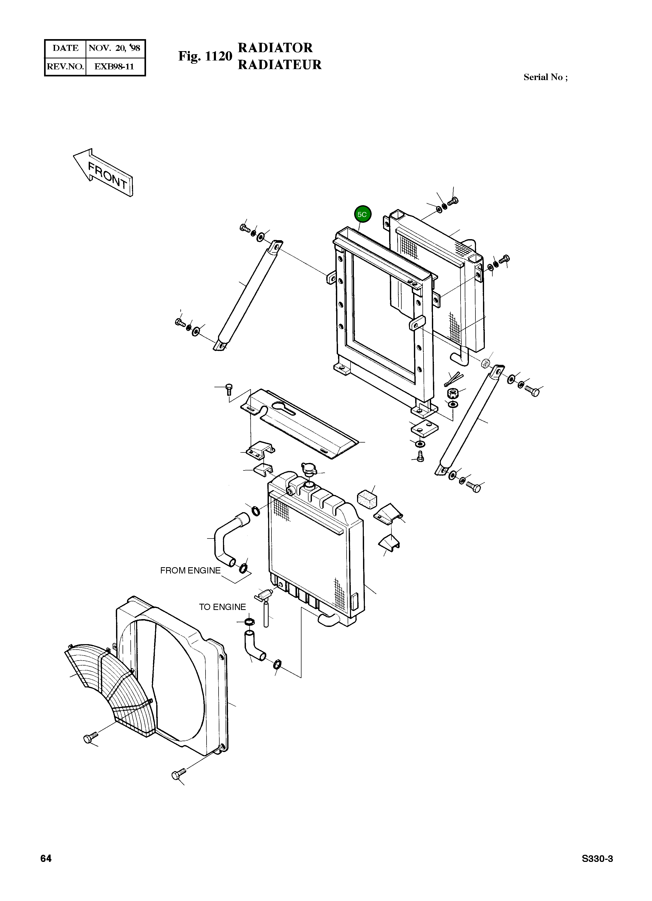 Рама 13B10000-3 Komatsu