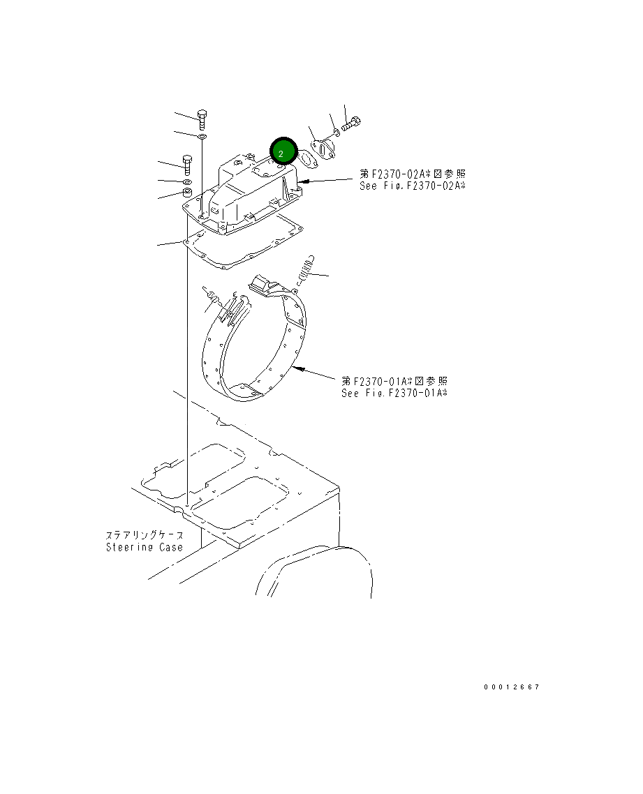 Прокладка 113-33-22171 Komatsu