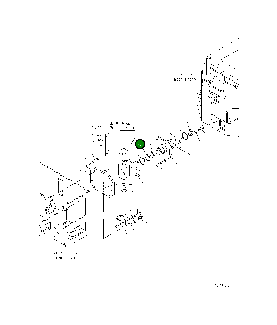 Проставка 258-60-52812 Komatsu
