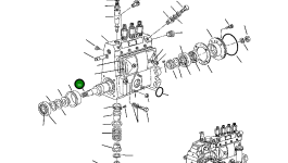 Распределительный вал YMX13136-61600 Komatsu