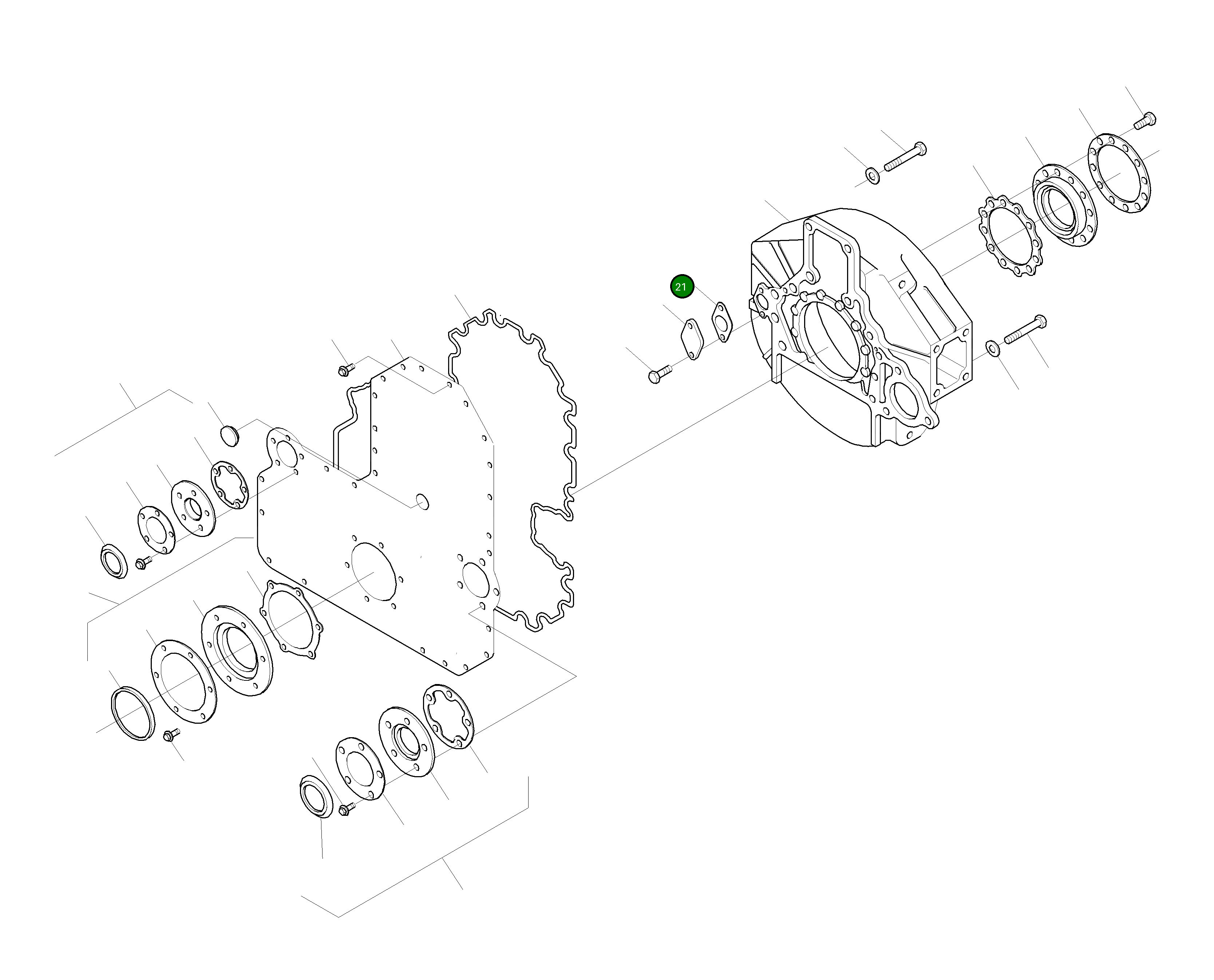 Прокладка CU3026134 Komatsu