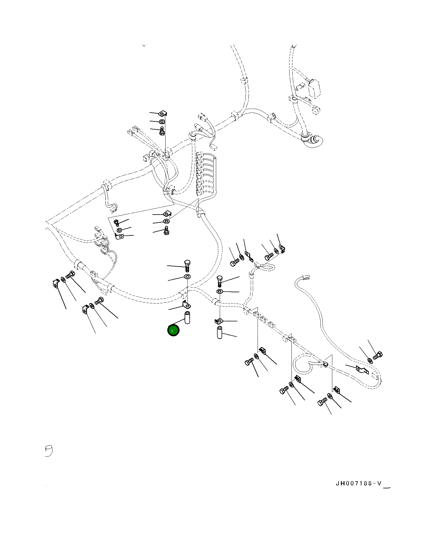 Проставка 425S624360 Komatsu