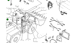 Переключатель указателя поворота 2937728M91 Komatsu