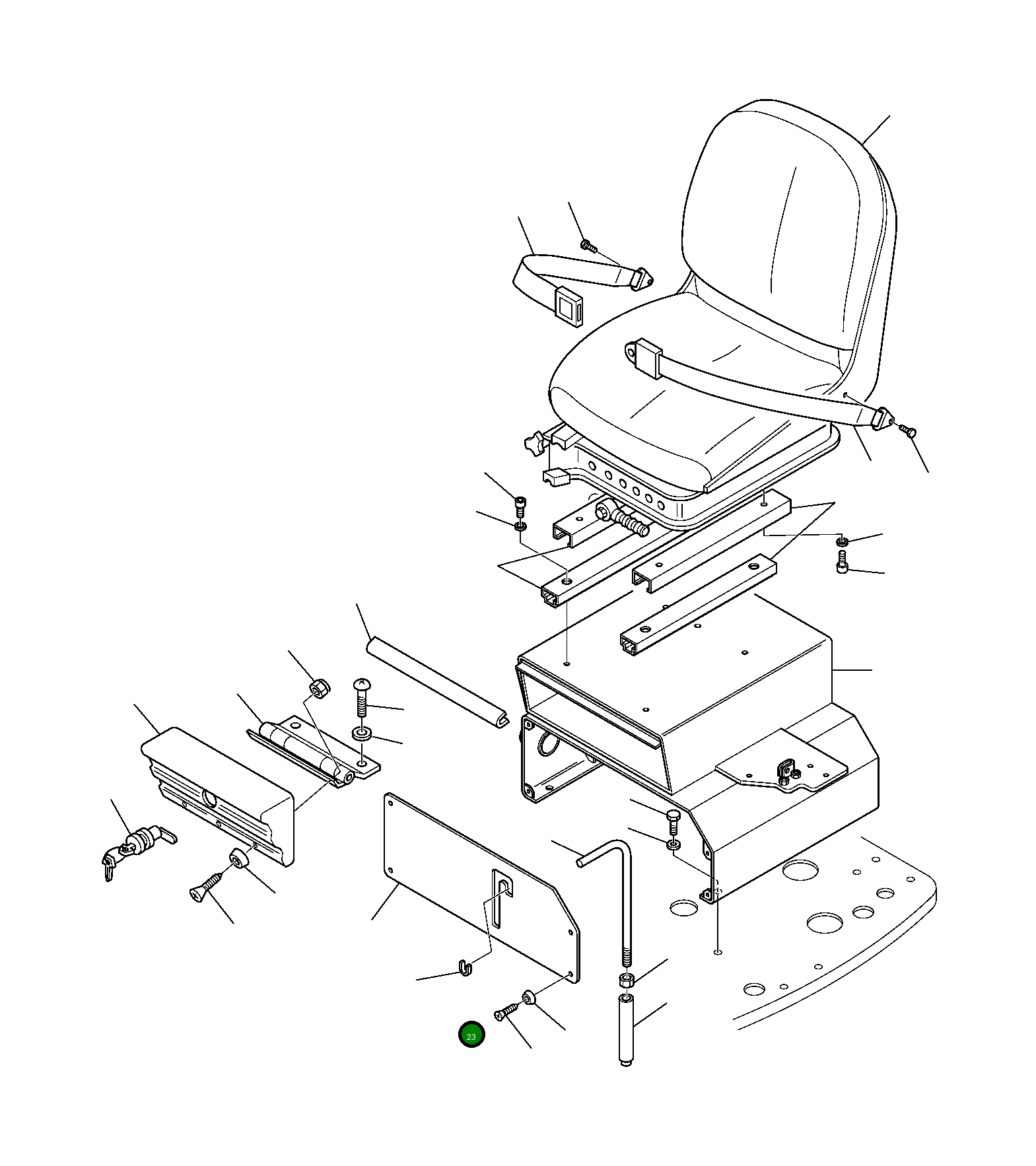 Прокладка 500601207 Komatsu