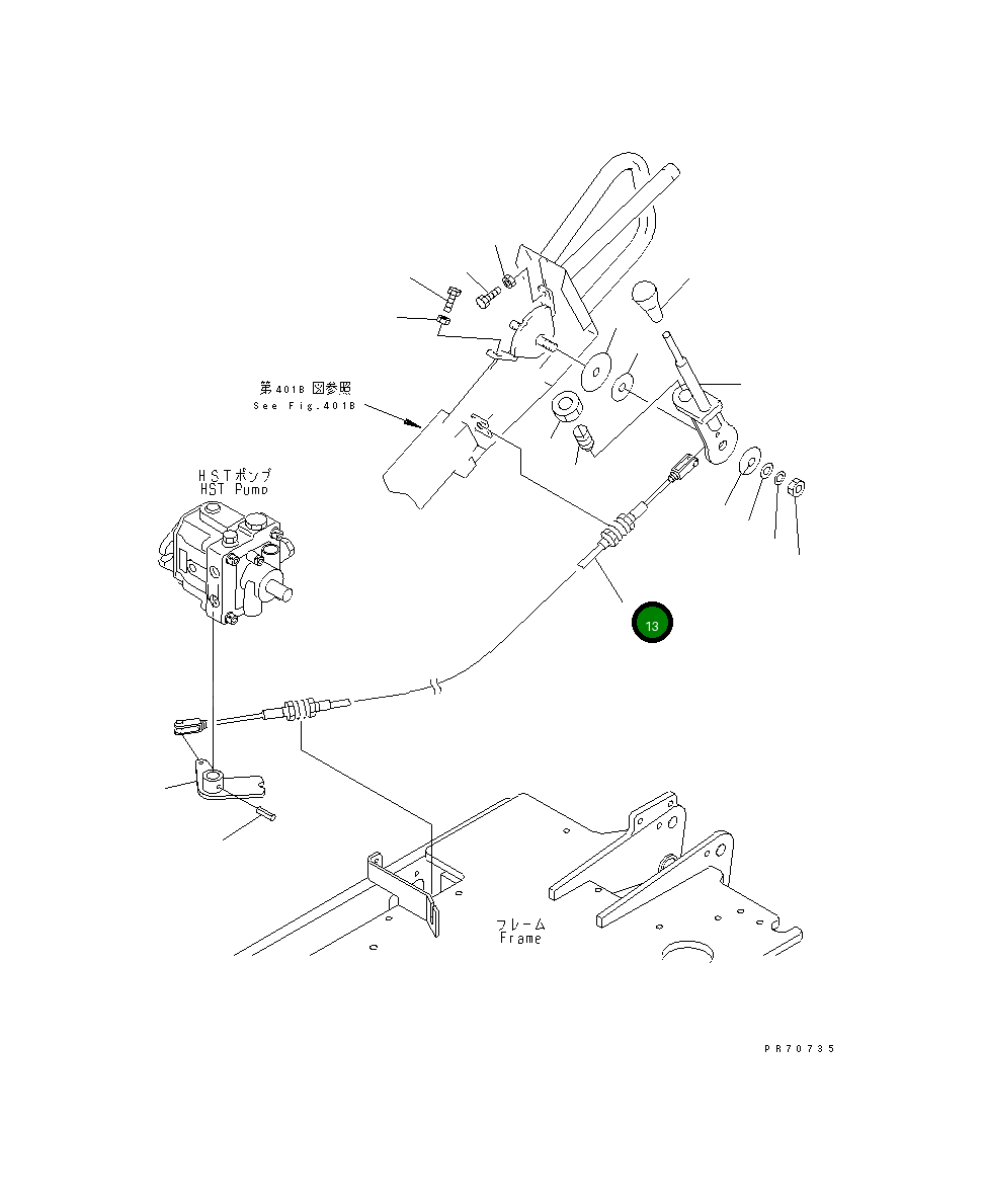 Провод 2692-2-38221 Komatsu