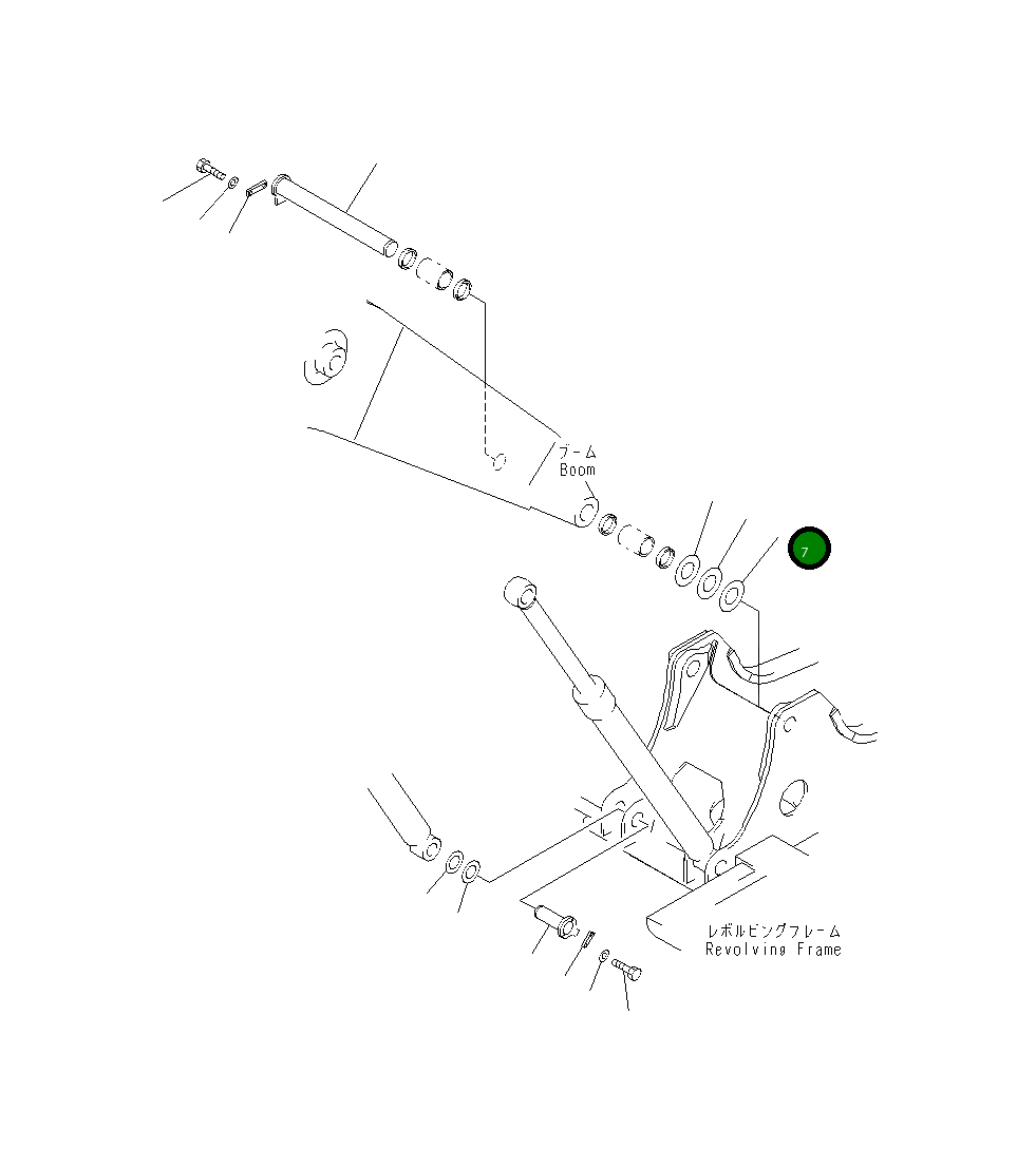 Проставка 206-70-55320 Komatsu