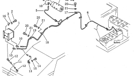 Провод 22W-06-14440 Komatsu