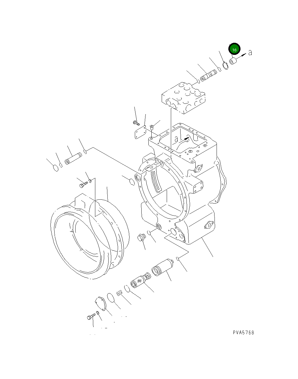 Проставка 134-15-11681 Komatsu