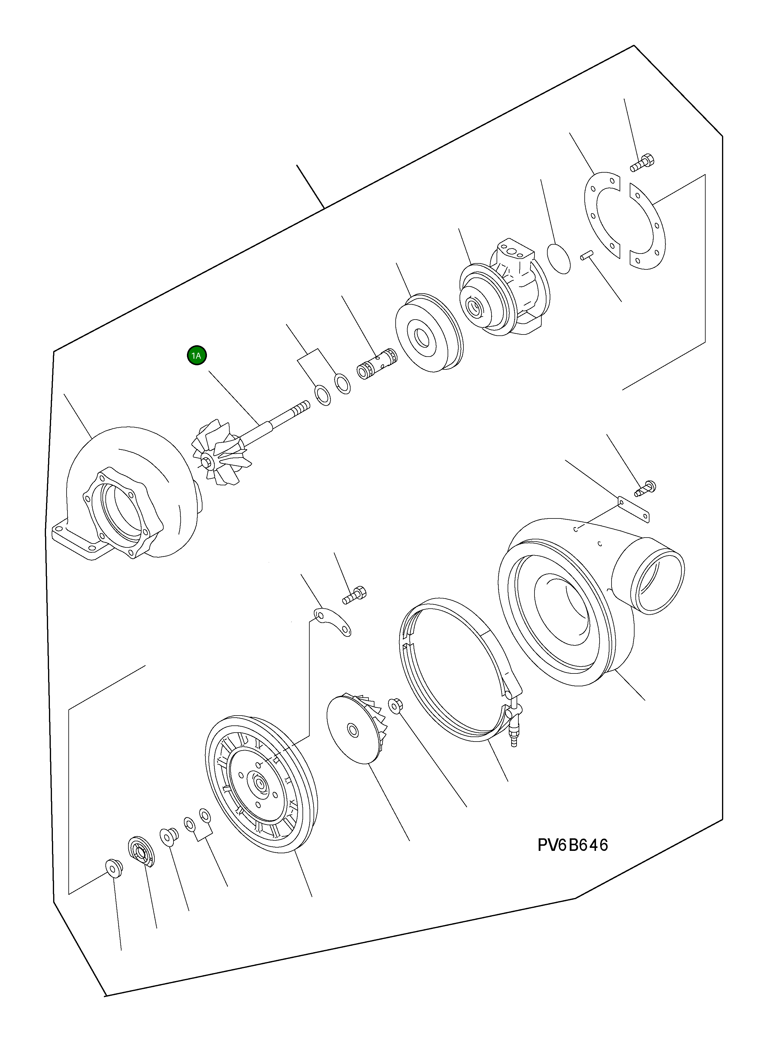 Ротор 6505-61-3070 Komatsu
