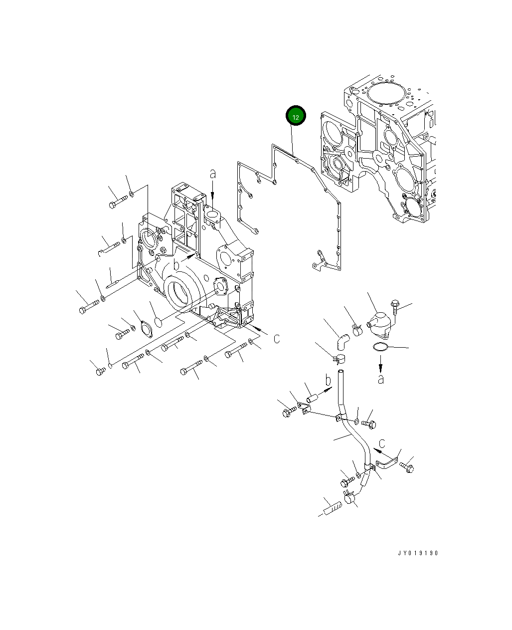 Прокладка 6217-21-3251 Komatsu