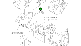 Провод 21J-06-13176 Komatsu