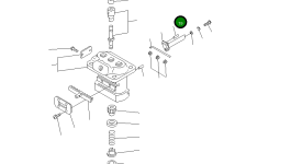 Палец YM119620-51670 Komatsu