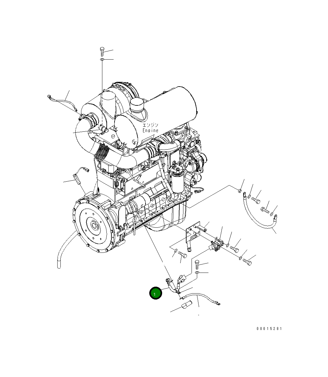 Провод 418-06-32274 Komatsu