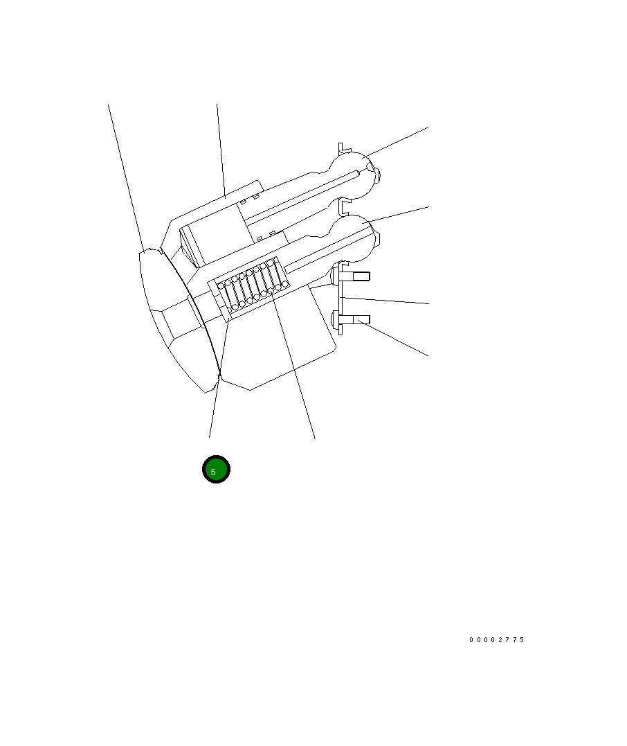 Регулировочная прокладка UC1709215391 Komatsu