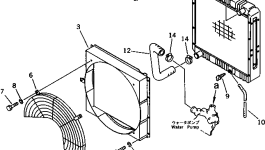 Радиатор 6992-62-1720 Komatsu