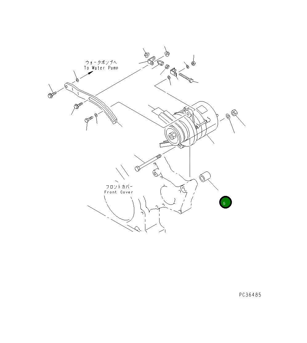 Проставка 6221-81-6920 Komatsu