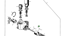 Поршень 3237518M1 Komatsu