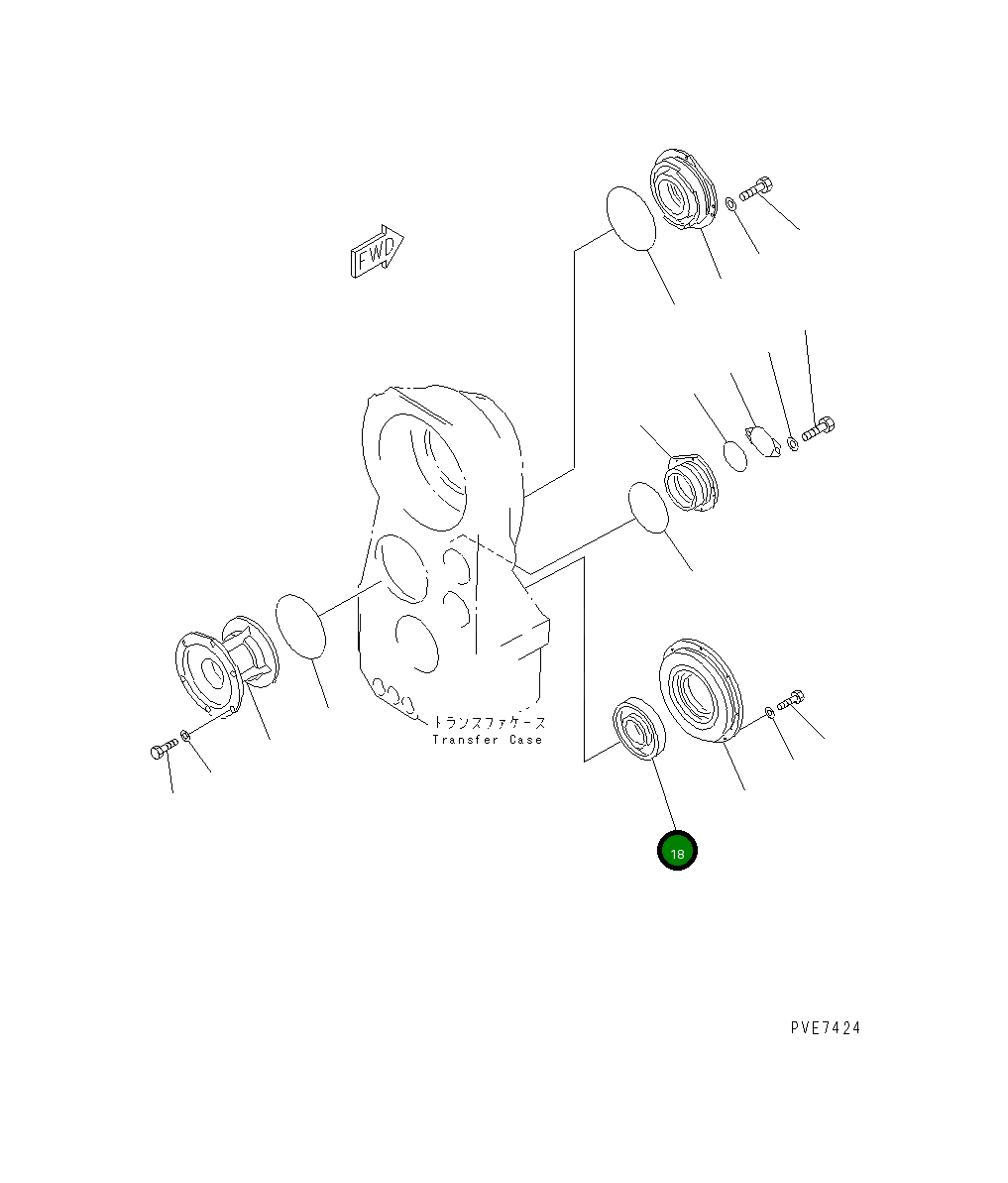 Проставка 427-15-13280 Komatsu