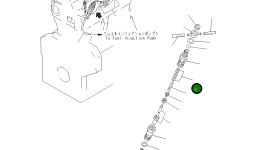 Регулировочная прокладка YM123325-53150 Komatsu