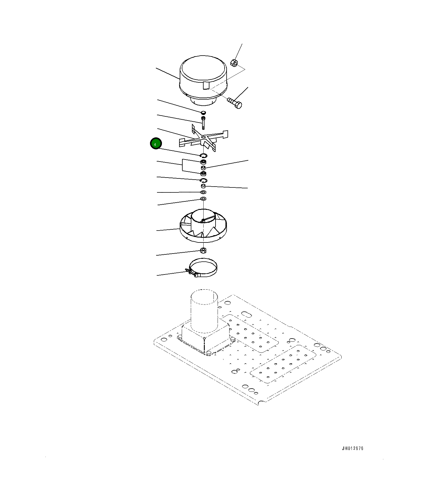 Ротор 423U123351 Komatsu