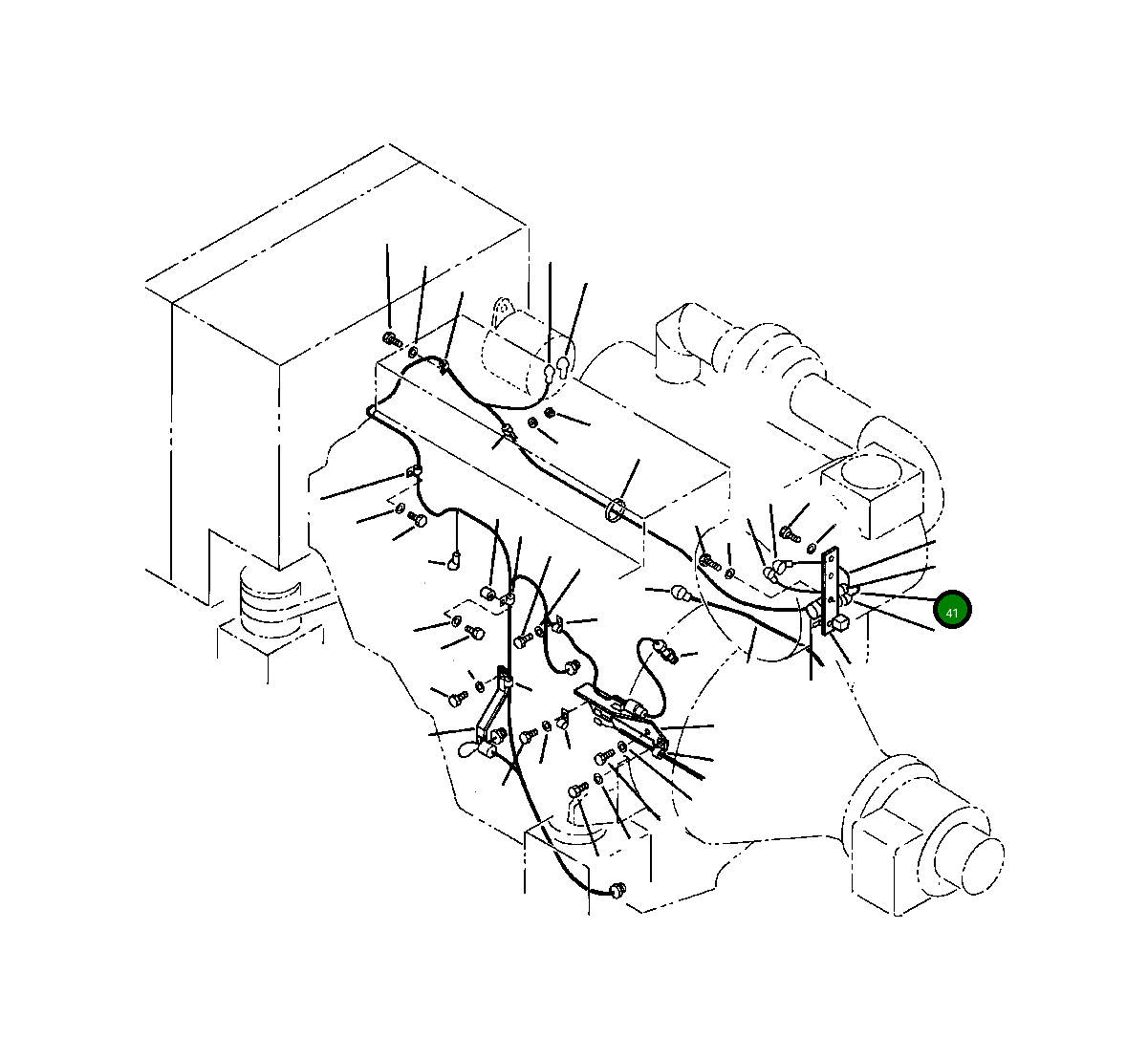 Провод 208-06-68230 Komatsu
