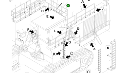 Рельс 915 197 40 Komatsu