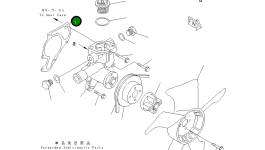 Прокладка YM119624-42020 Komatsu