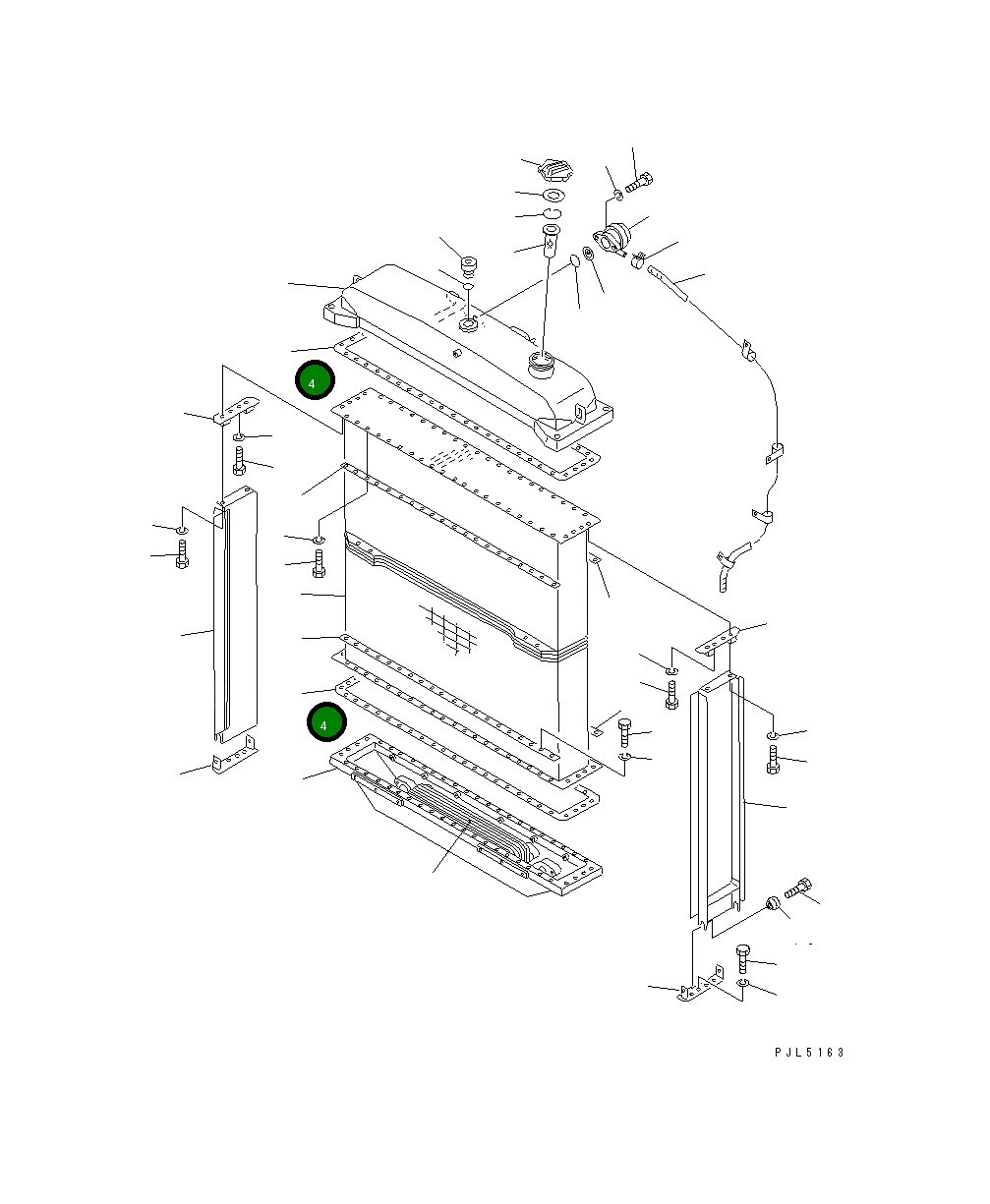Прокладка 154-03-11263 Komatsu