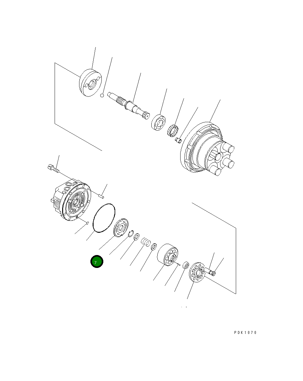 Пластина FUFZS-2448-05 Komatsu