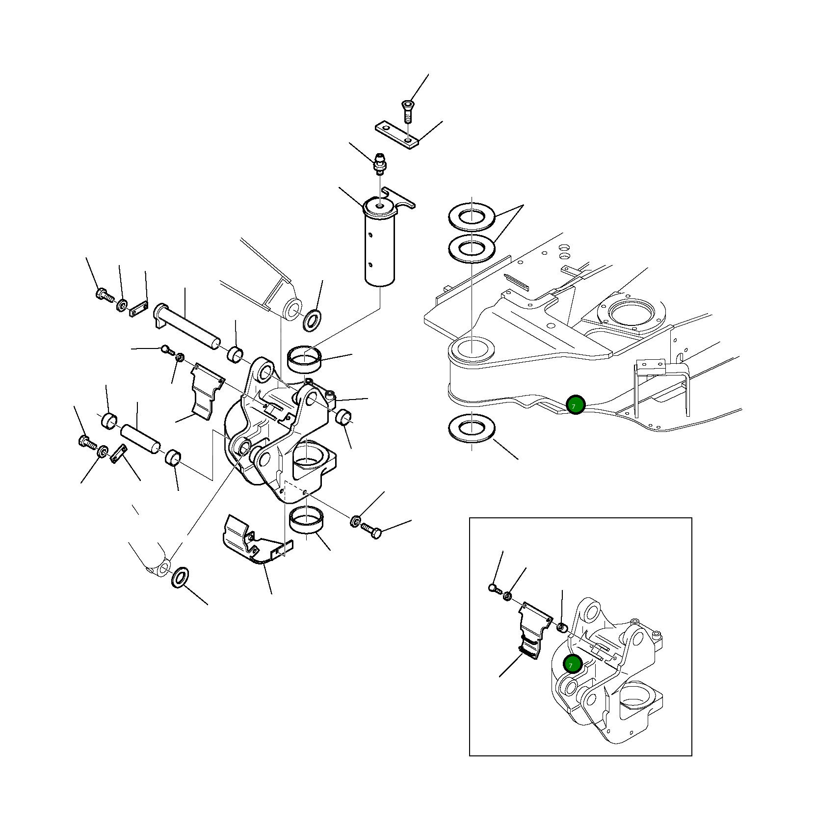 Проставка 3F4597608 Komatsu