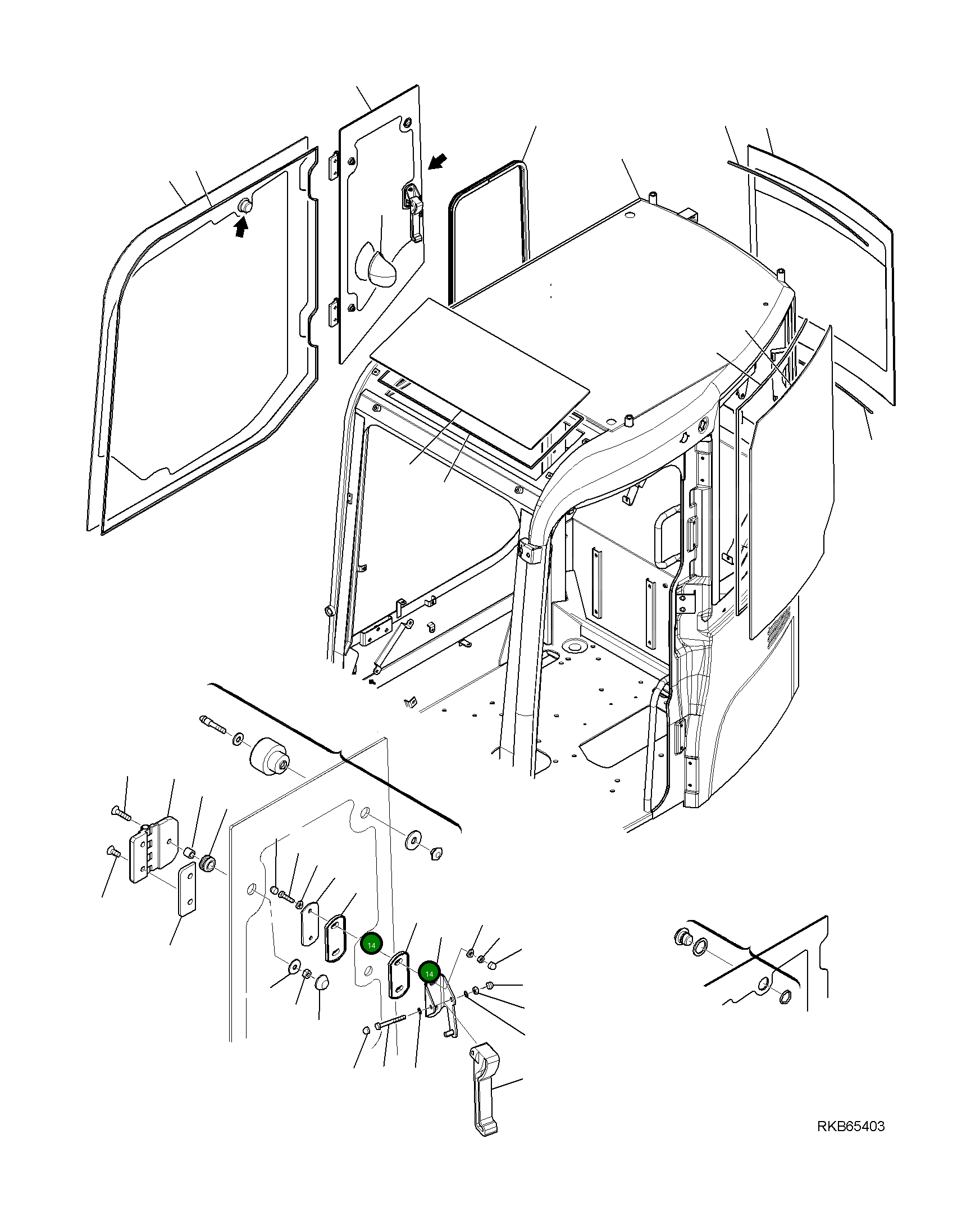 Прокладка 42N-54-13880 Komatsu
