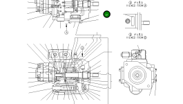 Палец YM172176-73440 Komatsu