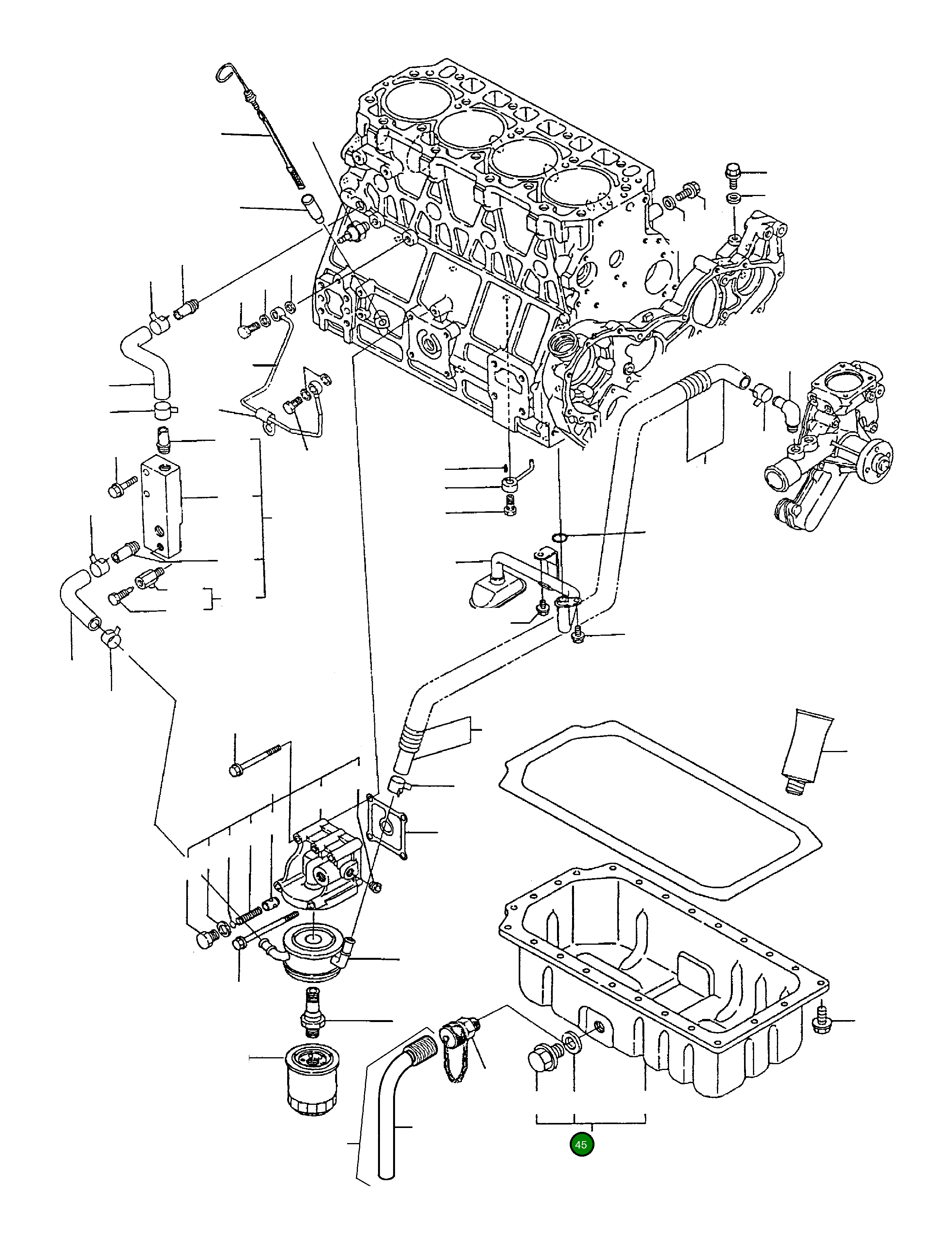 Поддон YM123900-01710 Komatsu