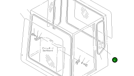 Стекло 26C-95-11210 Komatsu