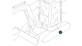 Стекло YM172176-69850 Komatsu
