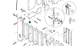 Стенка 641 895 40 Komatsu