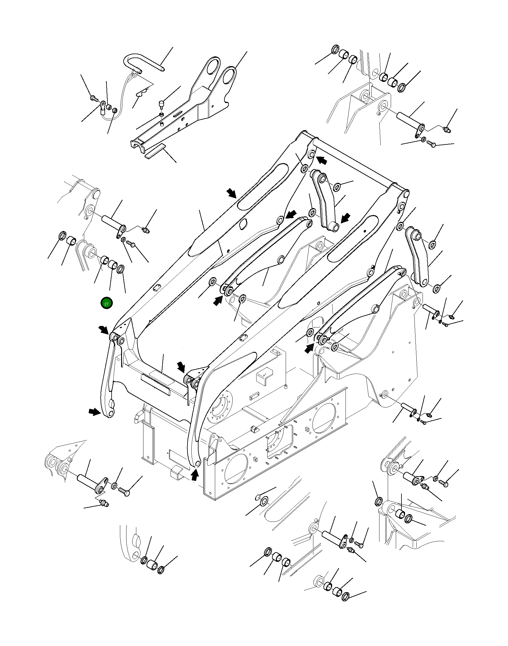 Проставка 37B-70-17650 Komatsu