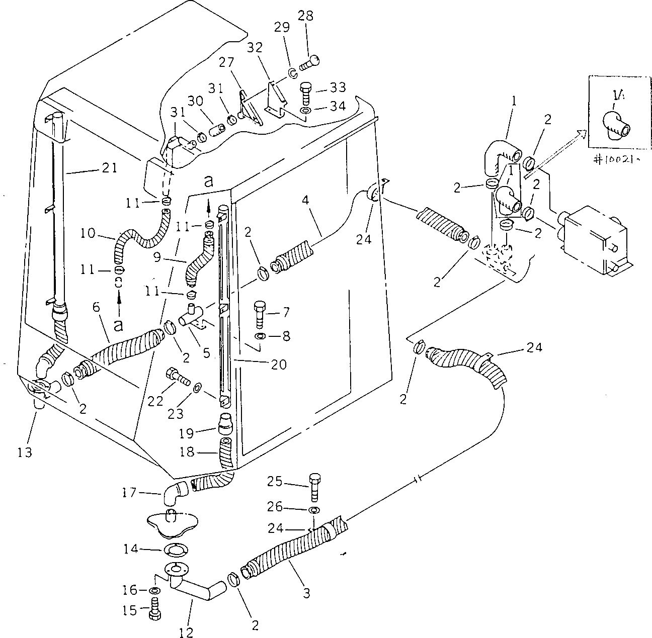Шланг 09483-10705 Komatsu
